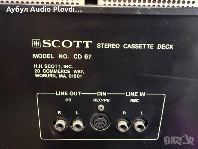 SCOTT CD 67-R Marque Hifi SCOTT Casette Deck, снимка 9 - Декове - 54305152