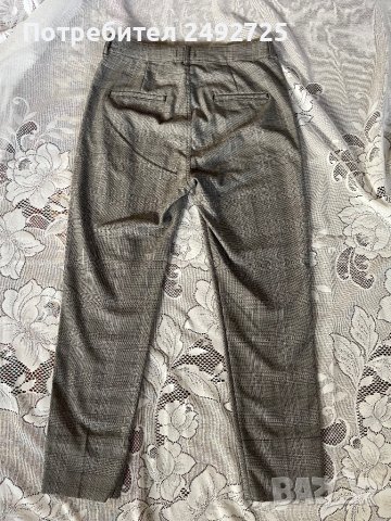 Панталони BERSHKA, карирани, снимка 4 - Панталони - 42649553