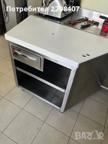 Работна маса неръждавейка, снимка 3 - Обзавеждане за заведение - 51654682
