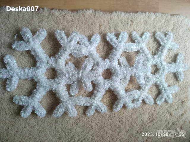 Коледни звезди снежинки, снимка 2 - Декорация за дома - 42757990