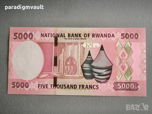 Банкнота - Руанда - 5000 франка UNC | 2024г.
