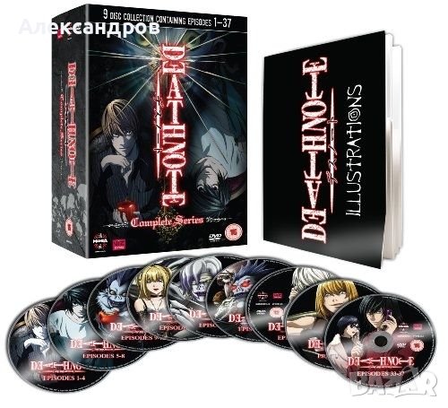  Death Note Complete 1-37  [DVD] 9 Discs