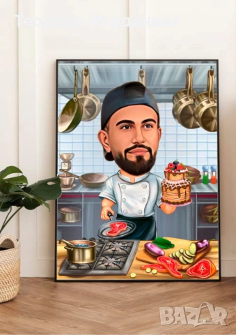 Карикатура , снимка 4 - Декорация за дома - 53067599