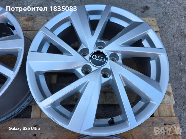 Лети джанти 17ки 5х112 Audi, снимка 7 - Гуми и джанти - 54128643
