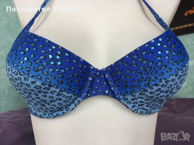 Бански S М 70-75В Agua Loca HM зелен Glück син Morgan розов две части, снимка 6 - Бански костюми - 29938693