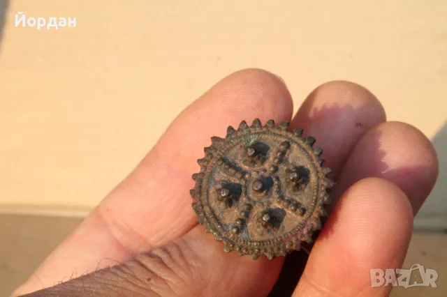 Бронзов възрожденски пръстен, снимка 3 - Антикварни и старинни предмети - 48157531