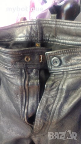 Мото панталон естествена кожа, снимка 3 - Спортни дрехи, екипи - 29603025