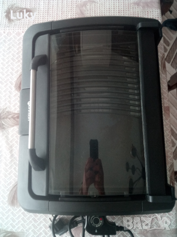 Продавам скара за барбекю Rohnson R-2510-2 200W.Размерите са на снимките., снимка 5 - Скари - 44815971