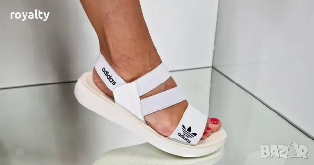 Adidas бели дамски сандали , снимка 4 - Сандали - 50131879