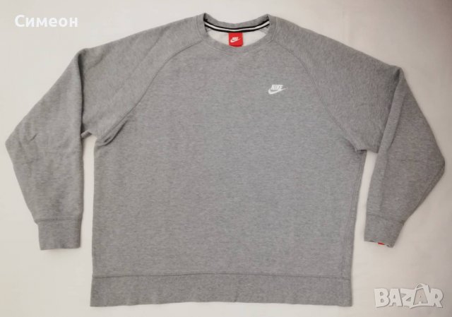 Nike AW77 Sweatshirt оригинално горнище 2XL Найк памучен спорт суичър, снимка 1 - Спортни дрехи, екипи - 37915933