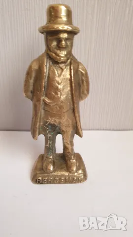 Бронзова фигура Lasse Gjutare Nora, снимка 2 - Антикварни и старинни предмети - 47391244