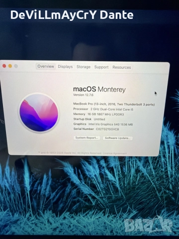 MacBook Pro 2016 13”