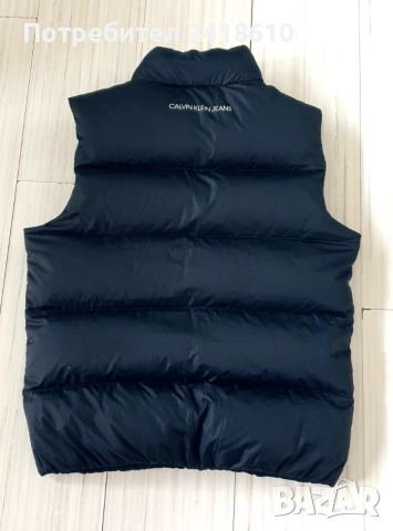 Calvin Klein Down Vest Mens Size S  ОРИГИНАЛ Мъжки Пухен Елек!, снимка 2 - Якета - 53203946