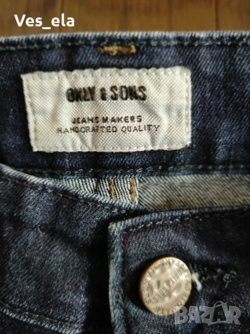 Мъжки накъсани дънки ONLY Slim, снимка 4 - Дънки - 54012751