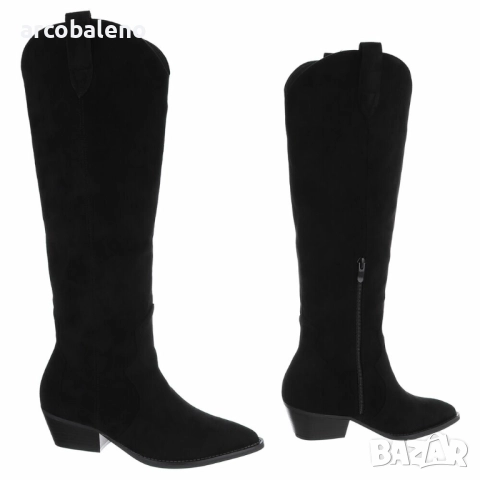 Дамски уестърн и байкерски ботуши, 3цвята , снимка 17 - Дамски ботуши - 52756213