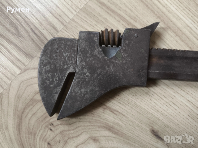 Стар гаечен ключ произведен от старата немска фирма Zerem , снимка 5 - Ключове - 54014123