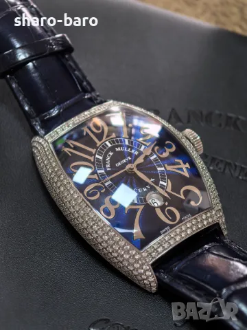 Franck Muller Curvex Blue Concept Diamond Case