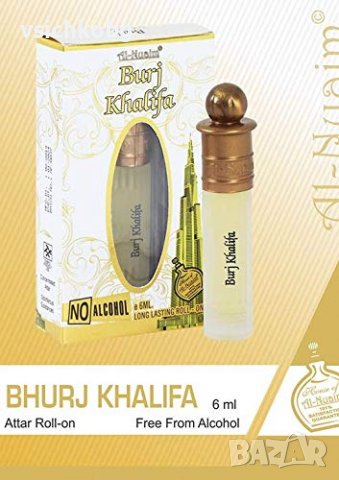 Арабско парфюмно масло от Al Nuaim - Burj Khalifa 6ml Дълготраен cладък аромати 0% алкохол, снимка 1 - Други - 39991952