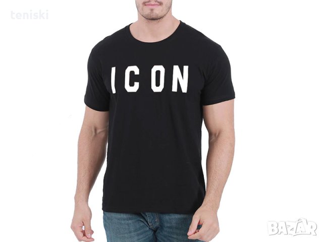  Мъжка тениска DSQUARED2 icon Принт Модели и размери , снимка 4 - Тениски - 28696406