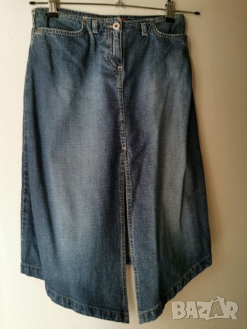 Дънкова пола размеp S, снимка 1
