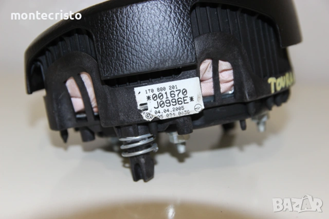 Airbag VW Touran (2003-2010г.) 1T0880201 / 1T0 880 201 четирилъчев, снимка 6 - Части - 53994998