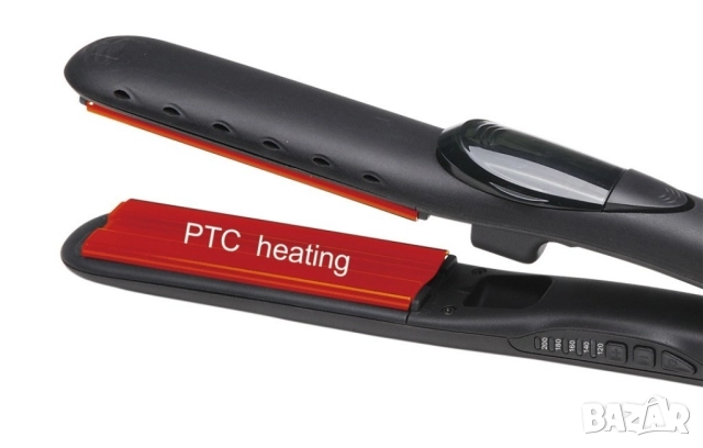 Преса за изправяне на коса с пара / 120 до 200 градуса/Специален контейнер за  вода , снимка 2 - Аксесоари за коса - 52597867