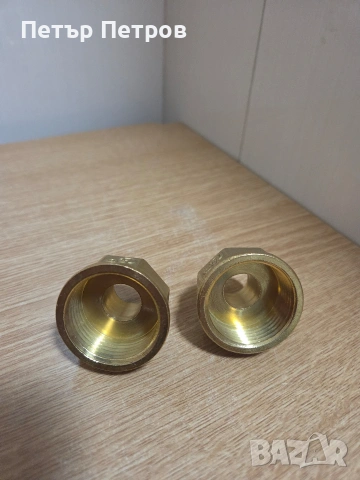 2 броя  месингови редуктивни муфи/нипели. , снимка 2 - Други стоки за дома - 53140399