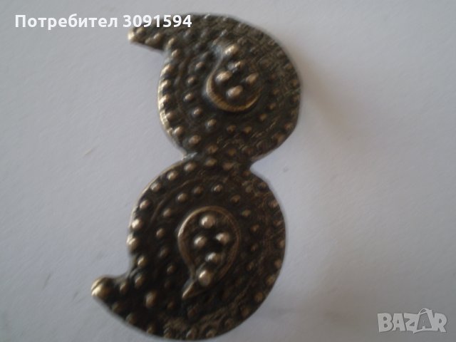 старинна българска  брошка пафта, снимка 4 - Антикварни и старинни предмети - 34534681