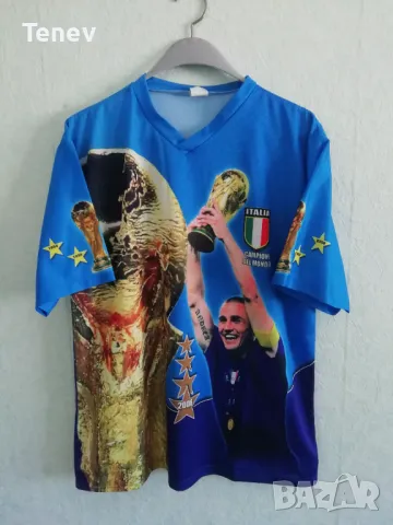 Италия Световни Шампиони 2006 мъжка тениска фланелка XL Campioni Del Mondo Italia Italy 