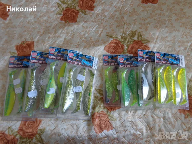 Много силикони и джиг глави за щука(нови)., снимка 2 - Такъми - 52502795