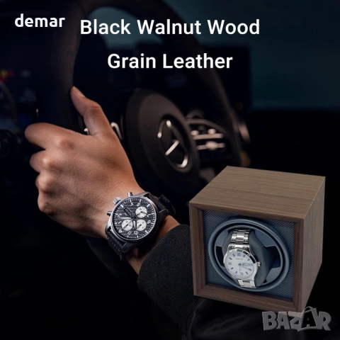 Автоматична навиваща машина за часовници Lian за 1 часовник, захранвана от USB (сива), снимка 8 - Други - 52129931