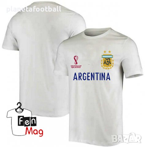 Футболна тениска на Аржентина и Меси WORLD CUP 2022 Qatar!Фен тениска на ARGENTINA и MESSI!, снимка 3 - Фен артикули - 38641040