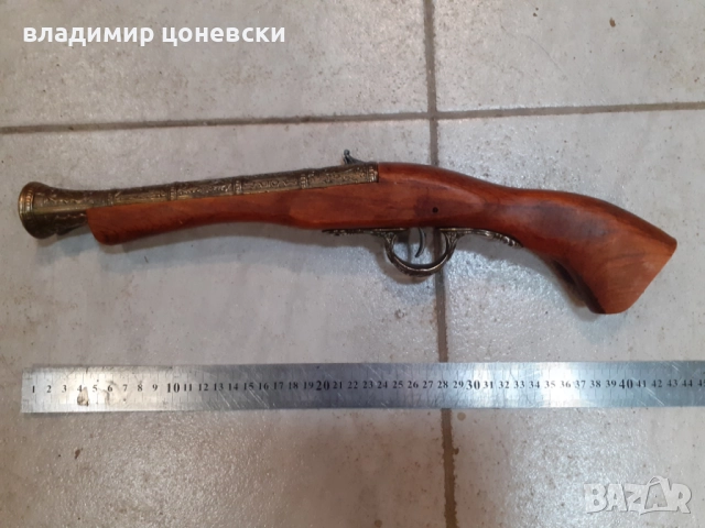 Красив кремъчен пистолет,пищов,оръжие, снимка 5 - Колекции - 52016188