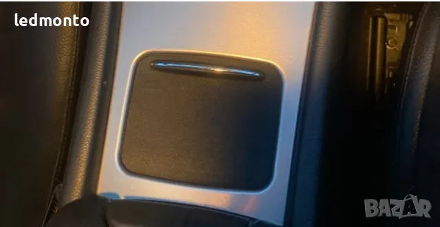 Капак, щора за централна конзола с ролетно покритие за чаши щора Mercedes C W203 C200 C280 , снимка 5 - Части - 47597372