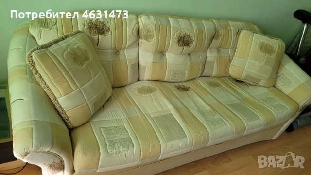 Диван и фотьойли в отлично състояние, снимка 4 - Дивани и мека мебел - 52160515