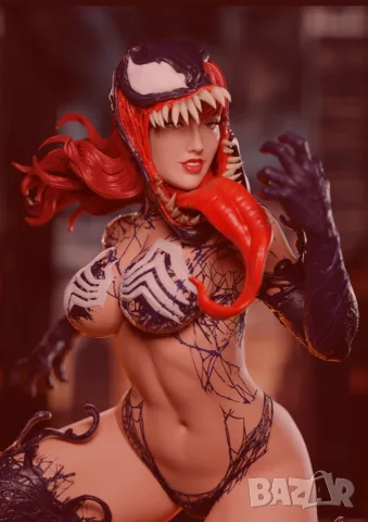 Мери Джейн Веномизирана от Спайдър - мен - статуя / Mary Jane Venomized from Spider - men Univer, снимка 9 - Фигурки - 53288754
