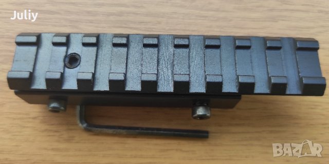 Преход - адаптор от лястовича опашка към уивър, снимка 3 - Оборудване и аксесоари за оръжия - 39802916