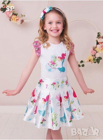 Комплект Русалка Ариел, Рetite fleur - Petite fur , снимка 2 - Детски комплекти - 36848937