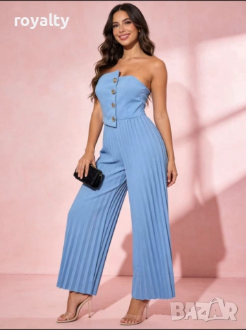 Нов Елегантен Дамски Гащеризон Различни Цветове , снимка 3 - Гащеризони - 53889011