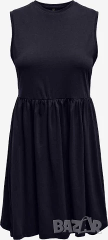 Дамска лятна рокля Only May, 100% био памук, Тъмносиня, XL