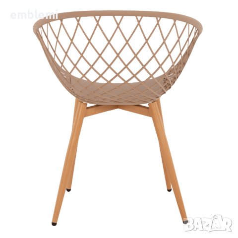 Стол трапезен ARMCHAIR ARIADNE HM8001 Крем , снимка 6 - Столове - 44275614