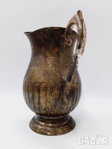 Старинна бронзова кана за вино(2.3), снимка 2 - Антикварни и старинни предмети - 44682044