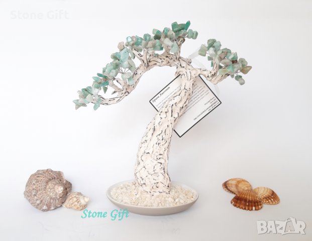 Дръвче Амазонит, Подарък Коледа, Подарък за 18 Рожден ден, 30 Годишнина, Подарък Приятели, снимка 9 - Декорация за дома - 32985239