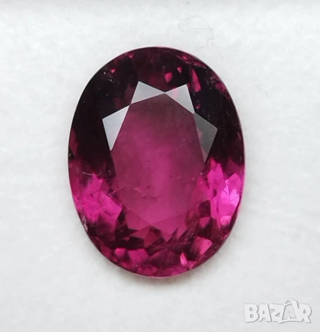 Рубелит турмалин с прекрасен виолетово червен цвят 5.12кт.! Нов! , снимка 4 - Други - 43905675