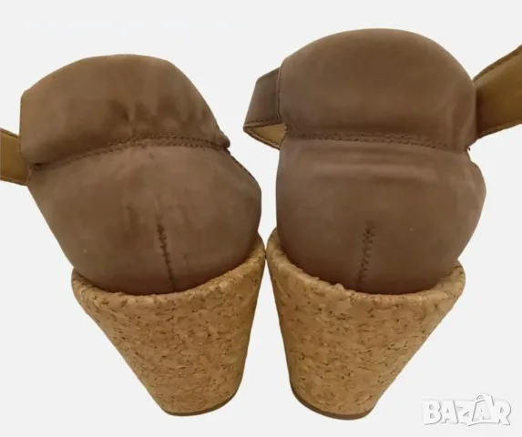 НОВИ CLARKS сандали на платформа - корк, №39, снимка 7 - Сандали - 56112471