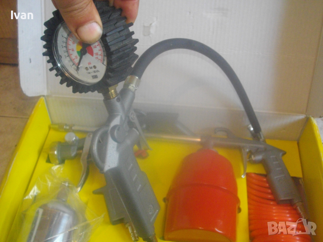 Нови Старо Качество Немски Оригинални Пневматични Инструменти-Комплект 5 бр-1998г., снимка 13 - Други инструменти - 44561008