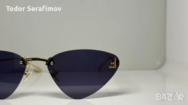 Слънчеви очила Fendi First Rimless / Cat-Eye – Без рамка, снимка 3 - Слънчеви и диоптрични очила - 55788632
