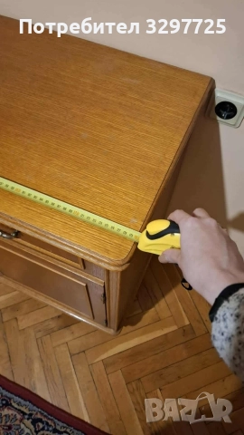 🤎Масивен шкаф за кухня или трапезария с плот и чекмеджета🤎 , снимка 3 - Шкафове - 52872889