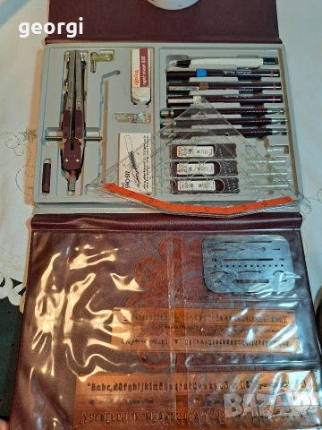 комплект прибори за чертане пергел и рапидографи Rotring HI Tech 33/1, снимка 10 - Други услуги - 53377271