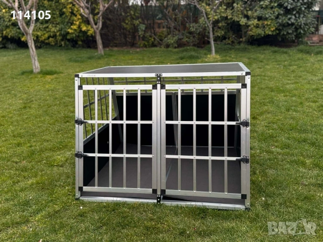 Нова алуминиева клетка, снимка 3 - За кучета - 54039448